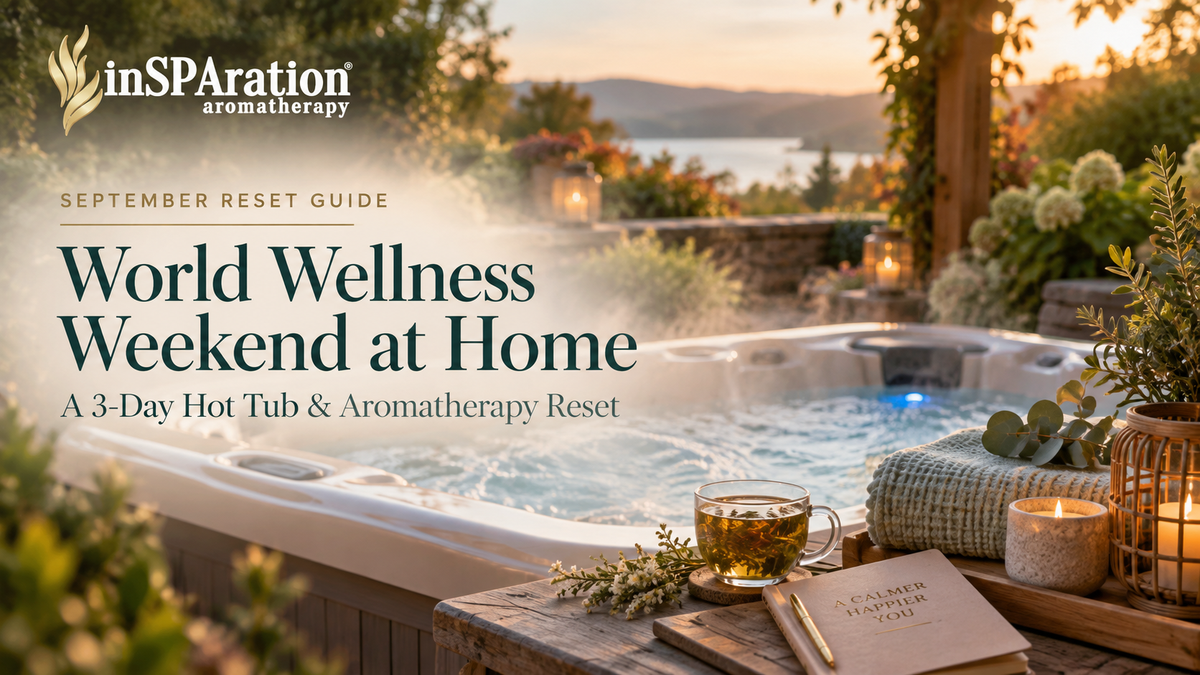 World Wellness Weekend at Home: A 3-Day Hot Tub & Aromatherapy Reset