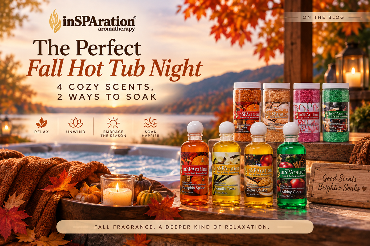 The Perfect Fall Hot Tub Night: 4 Cozy Scents, 2 Ways to Soak