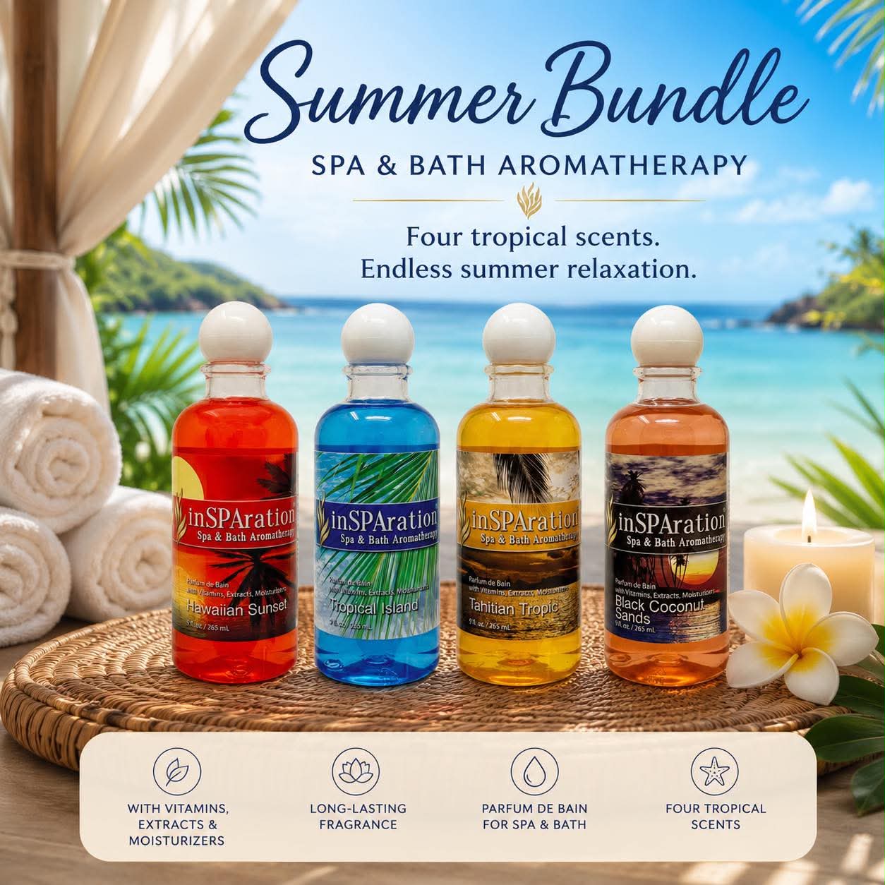 Summer Bundle - inSPAration Aromatherapy (Liquid and Crystal)