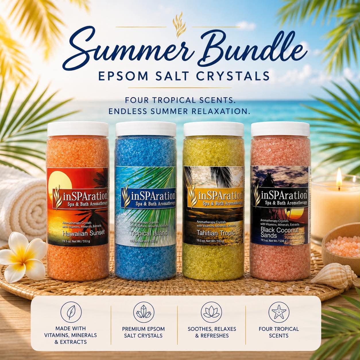 Summer Bundle - inSPAration Aromatherapy (Liquid and Crystal)