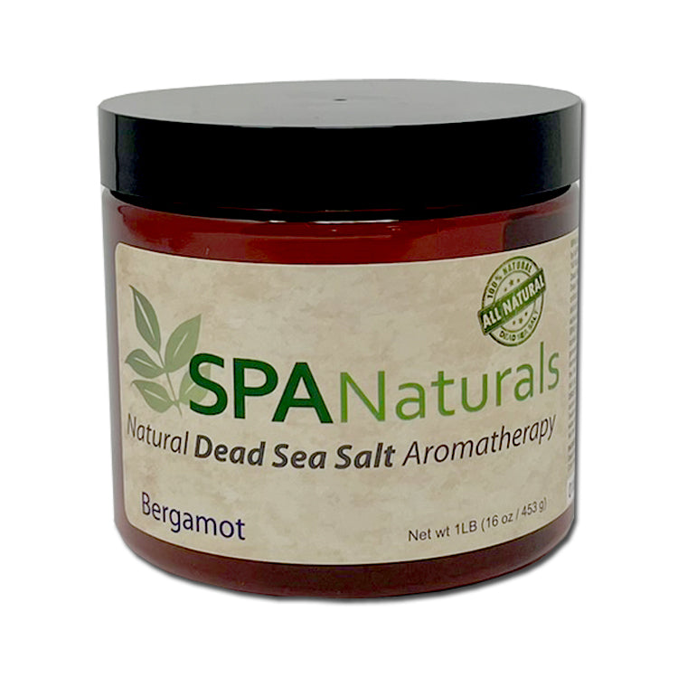 Bergamot Spa Naturals Dead Sea Salt – Aromatherapy Crystals for Hot Tub | Spa & Bath Salts, Hot Tub Fragrance Crystals, Scented Spa Crystals