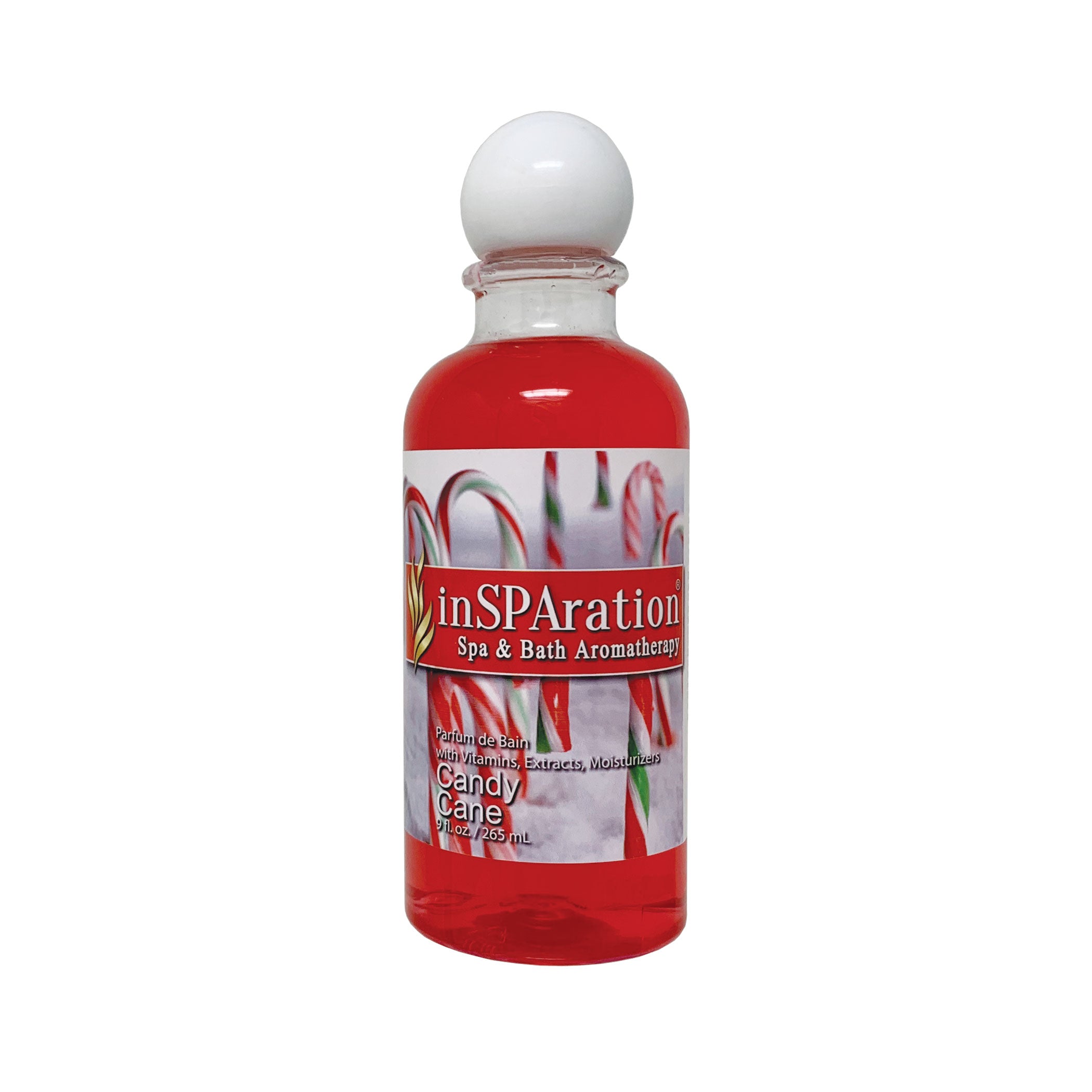Candy Cane inSPAration 9oz Liquid Aromatherapy – Refresh Your Spa & Pool, Hot Tub Aromatherapy Fragrance, Soothing Insparation Scents