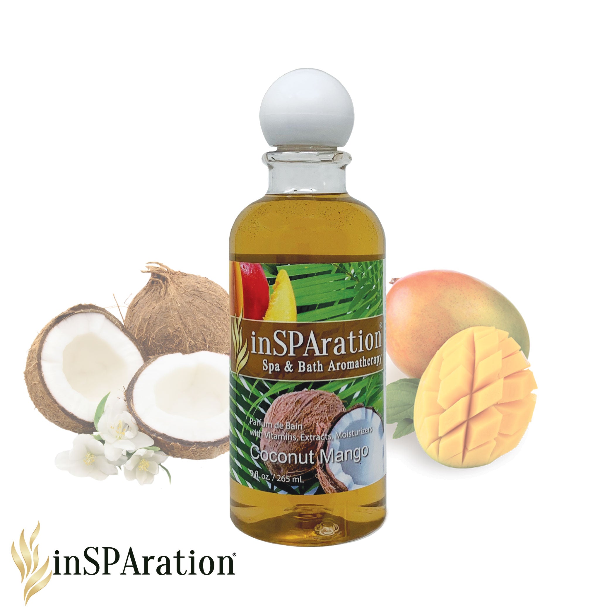 Coconut Mango Hot Tub Aromatherapy Fragrance – inSPAration 9oz Spa Scent