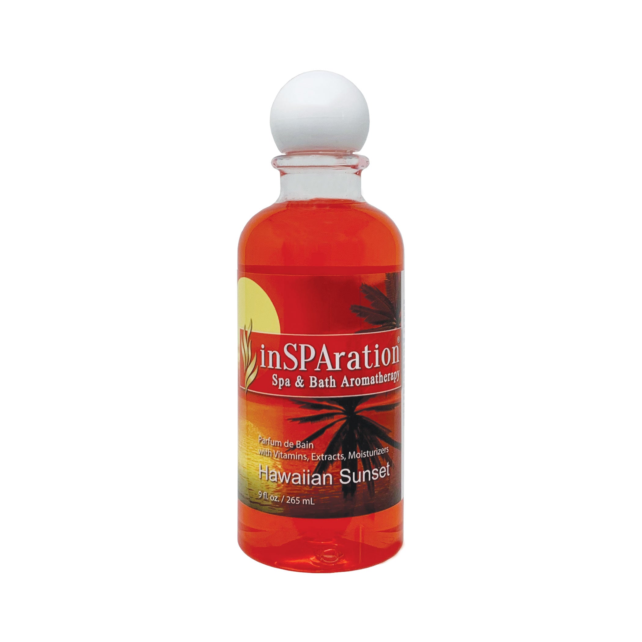 Hawaiian Sunset 9oz Liquid Aromatherapy – Frangipani Hot Tub & Pool Scents | Insparation Spa & Bath Aromatherapy