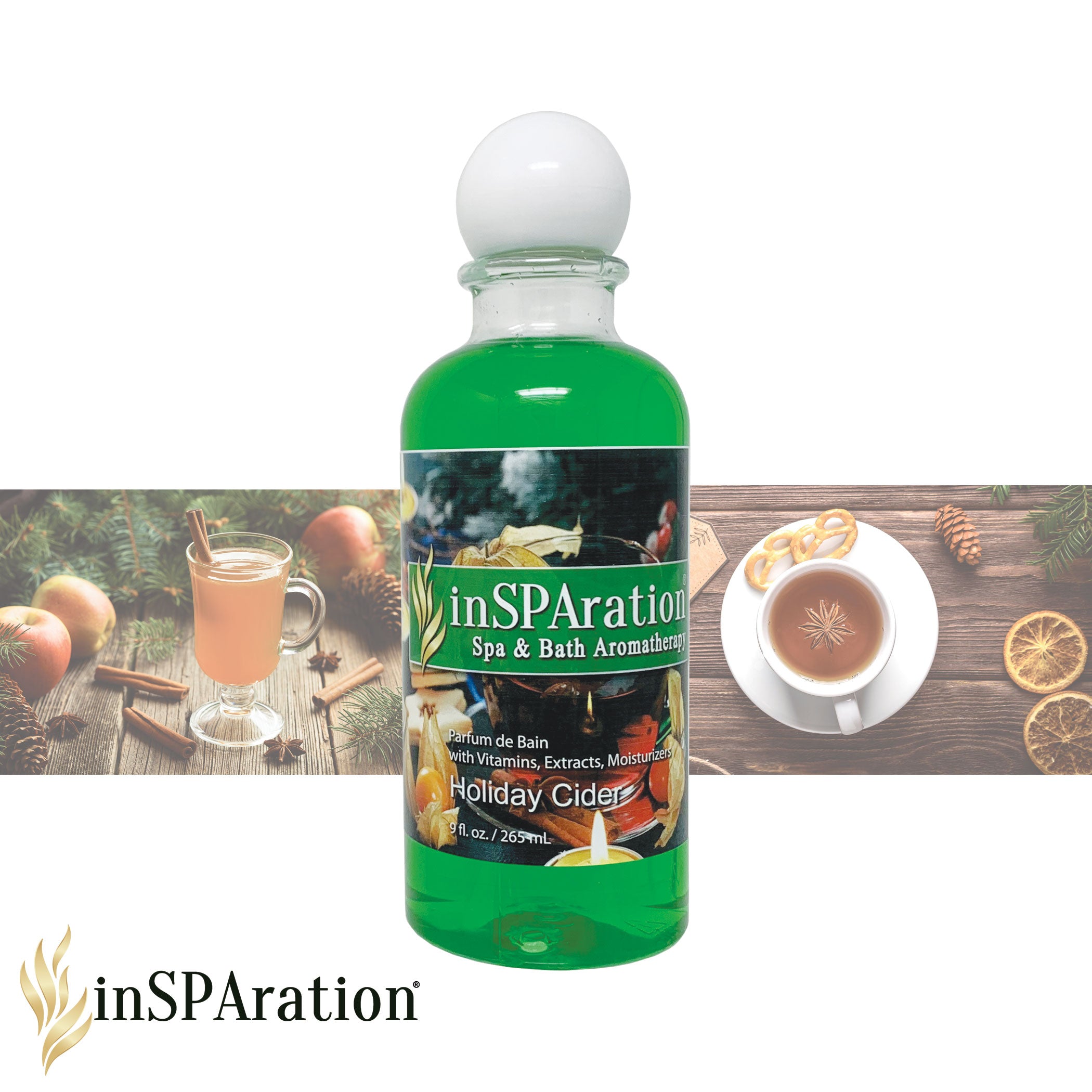 Holiday Cider Aromatherapy – Hot Tub & Spa Fragrance, Pool Water Moisturizer