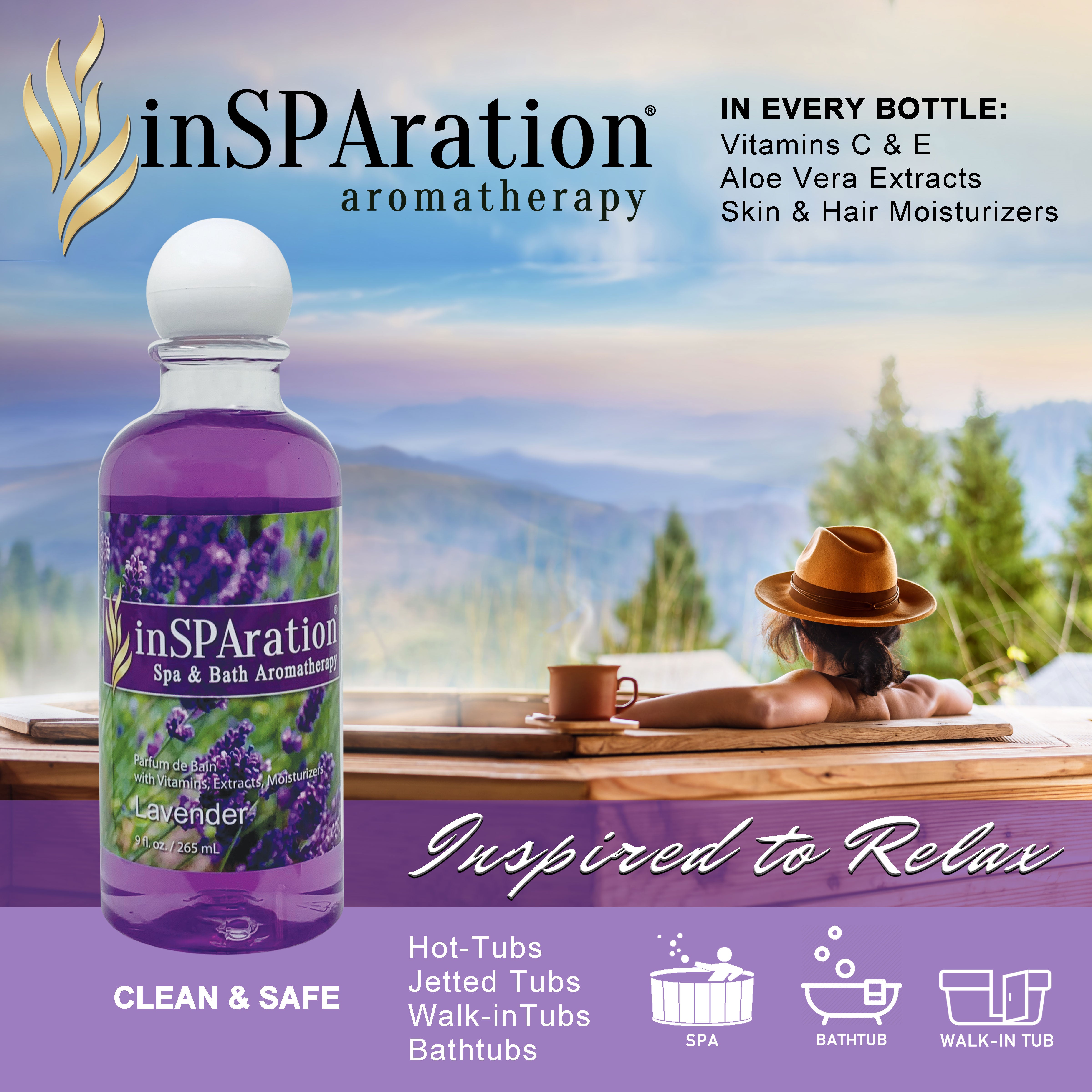 Lavender Relaxation – Oil-Free Aromatherapy for Hot Tubs, Spas & Baths | Hot Tub Fragrance & Spa Aromatherapy Scents