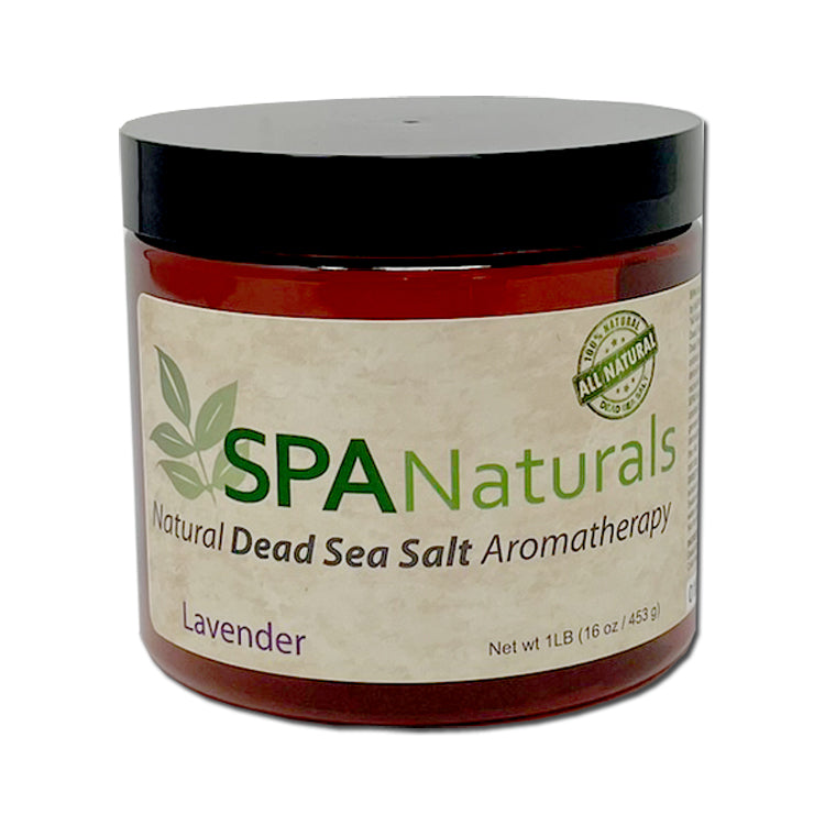 Lavender Aromatherapy Spa Crystals – Hot Tub Fragrance Crystals and Dead Sea Salt for Relaxing Baths and Stress Relief