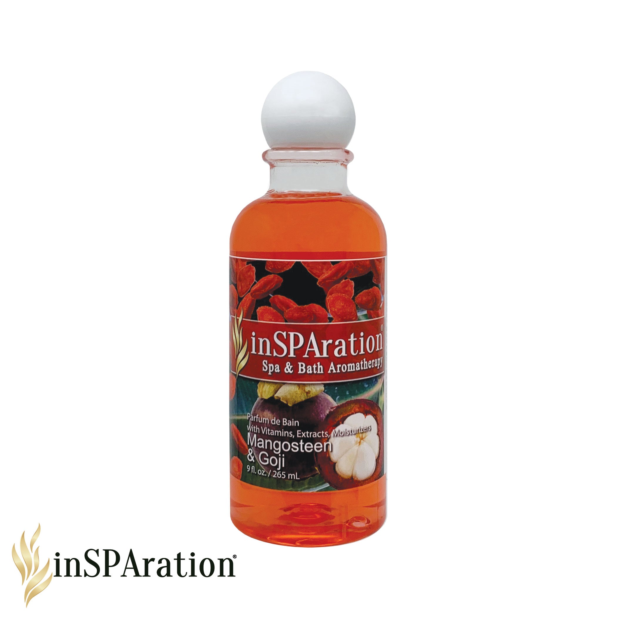 Mangosteen & Goji Spa Aromatherapy 9oz – Hot Tub Fragrance Liquid with Soothing Tropical Scents | Insparation Aromatherapy