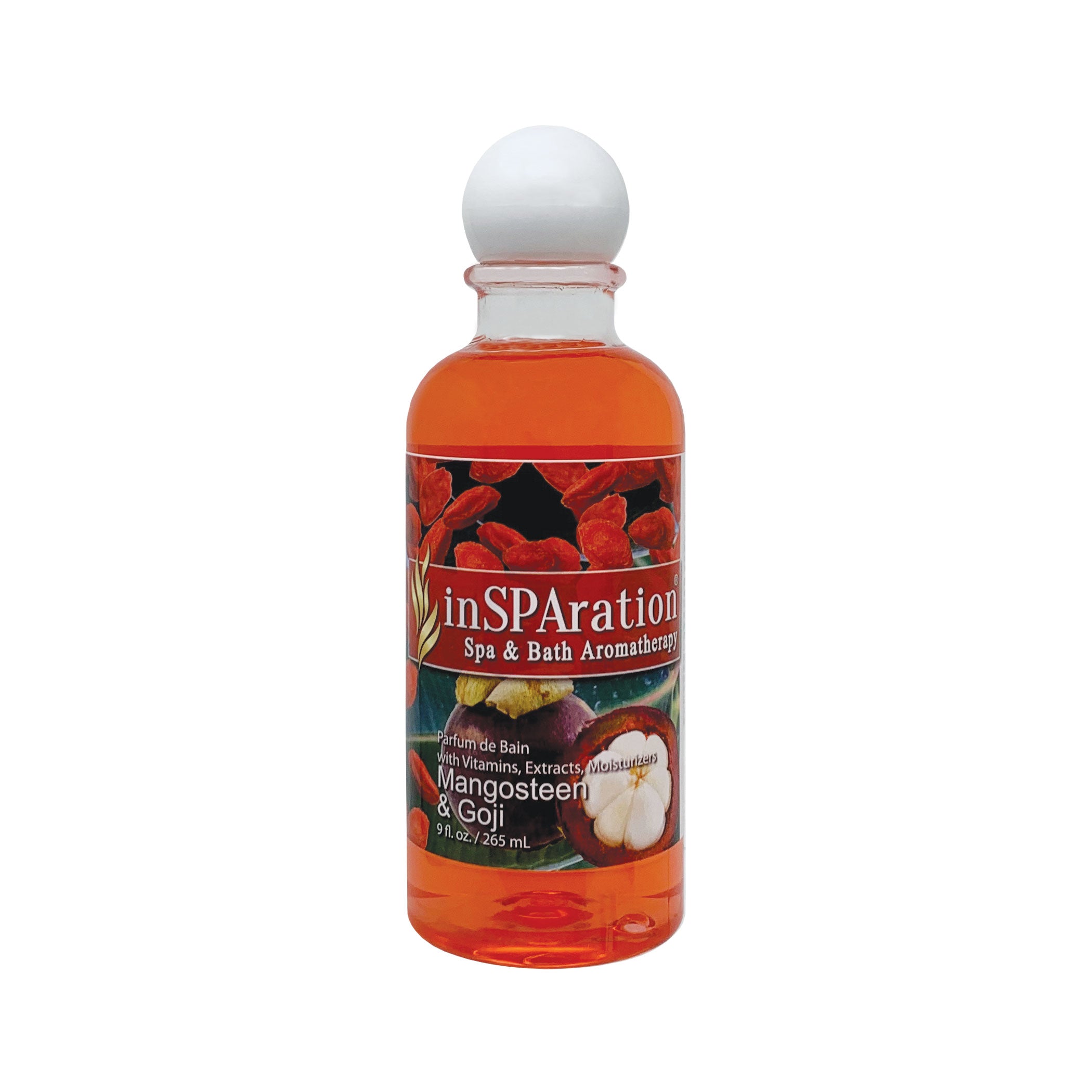 Mangosteen & Goji Spa Aromatherapy 9oz – Hot Tub Fragrance Liquid with Soothing Tropical Scents | Insparation Aromatherapy