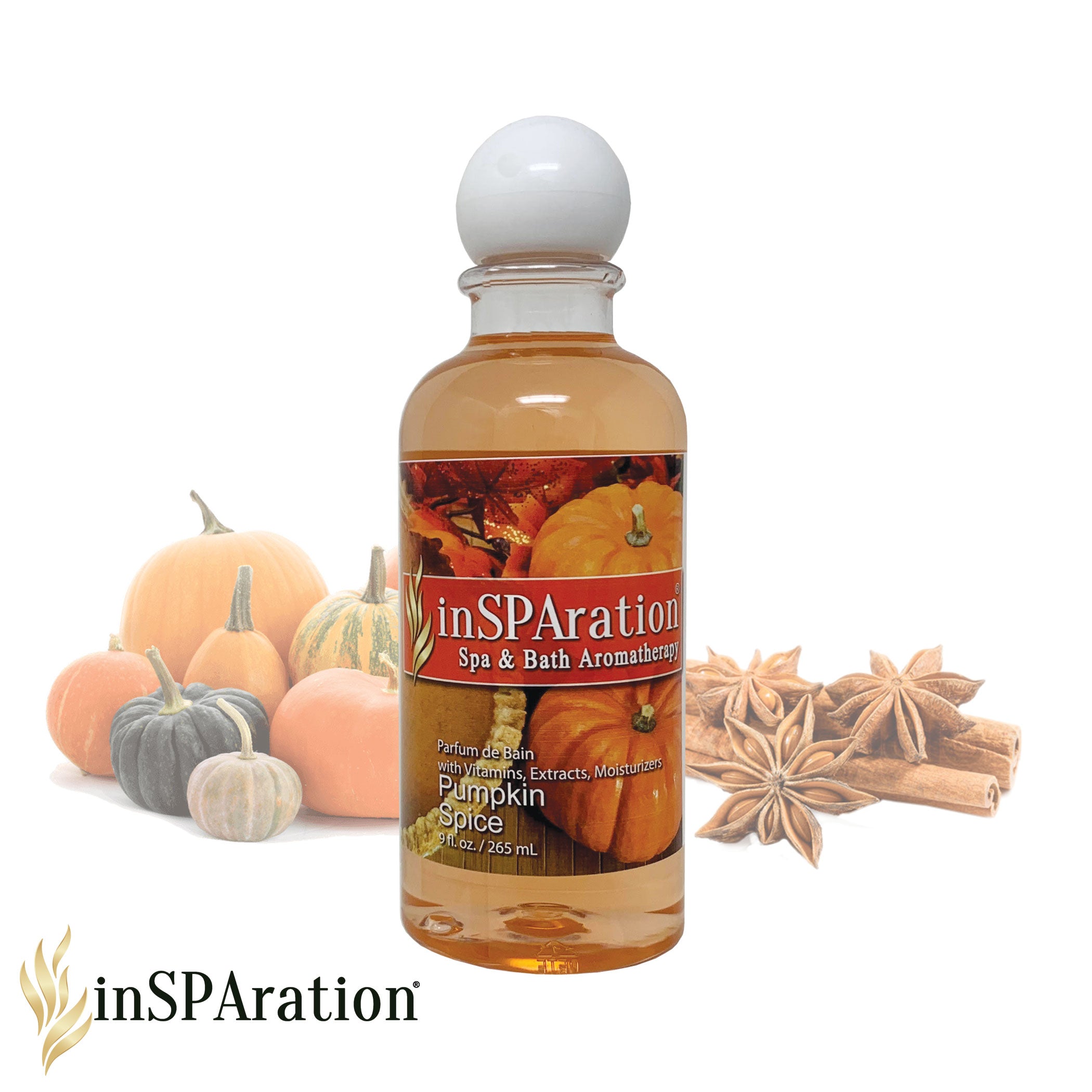 Pumpkin Spice Aromatherapy for Hot Tubs – inSPAration Spa & Bath Fragrance | Cozy Spa & Pool Scents