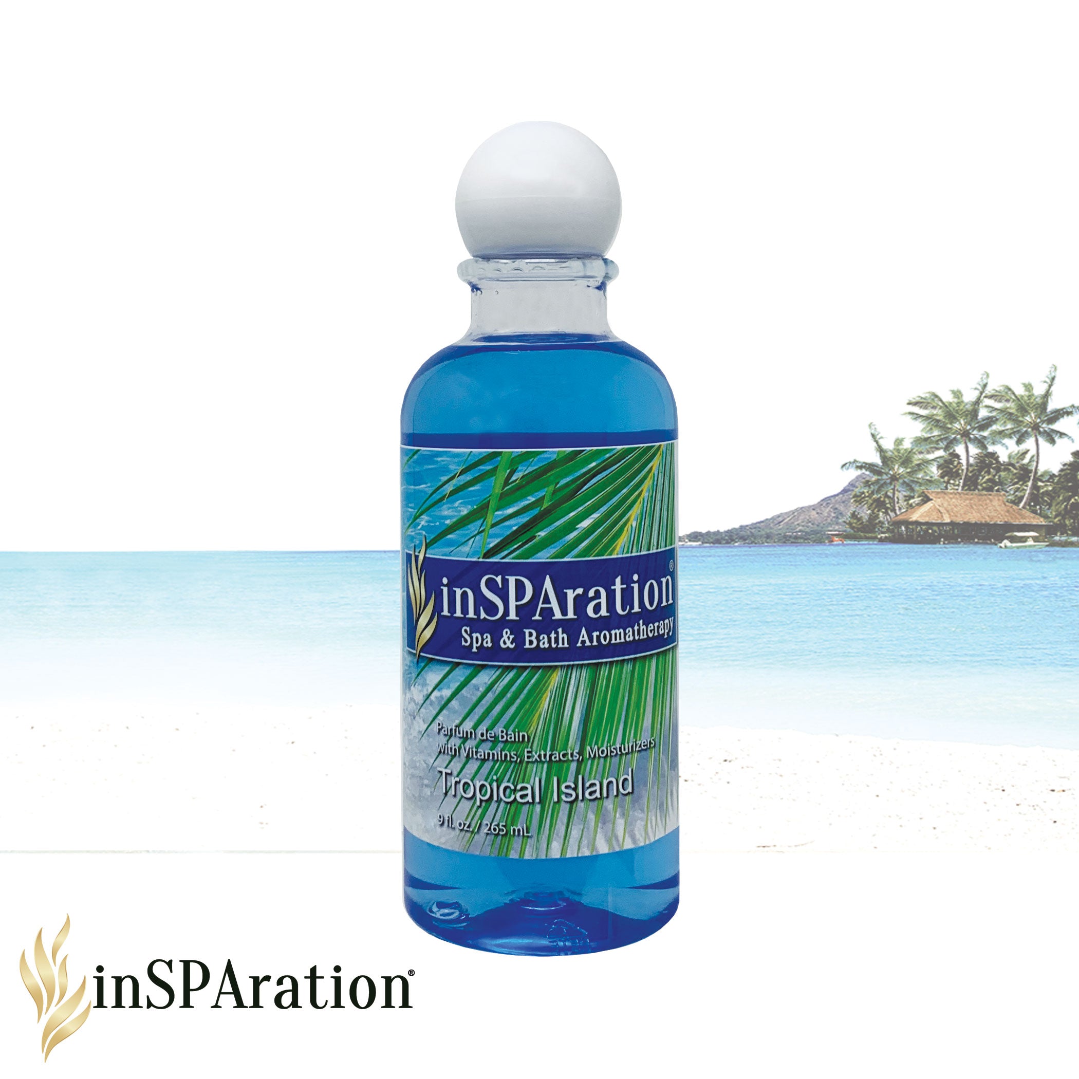 inSPArationTropical Island Liquid Aromatherapy For Hot Tubs, Spa & Bath 9oz
