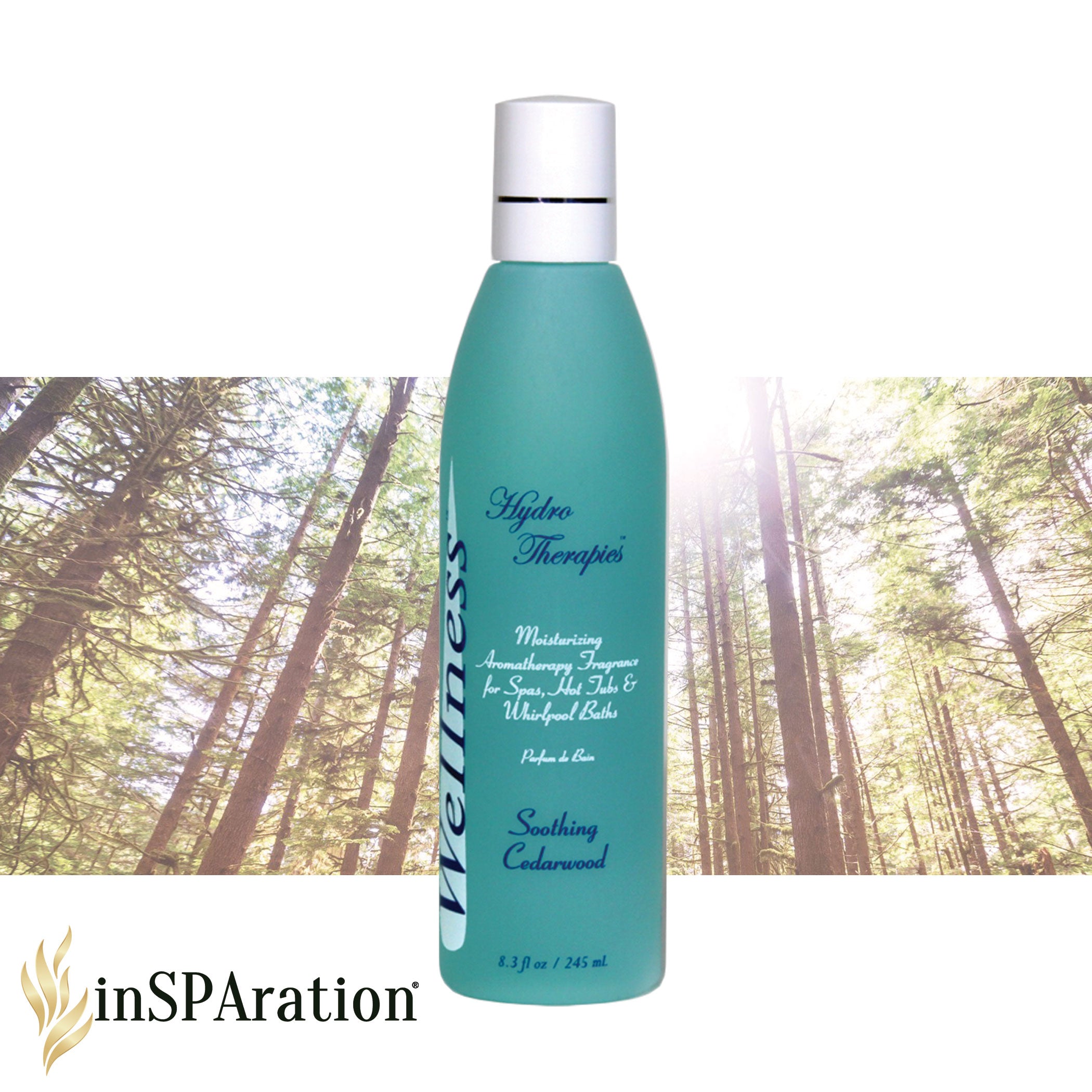 Soothing Cedarwood Aromatherapy 8oz – Hot Tub & Spa Fragrance | inSPAration
