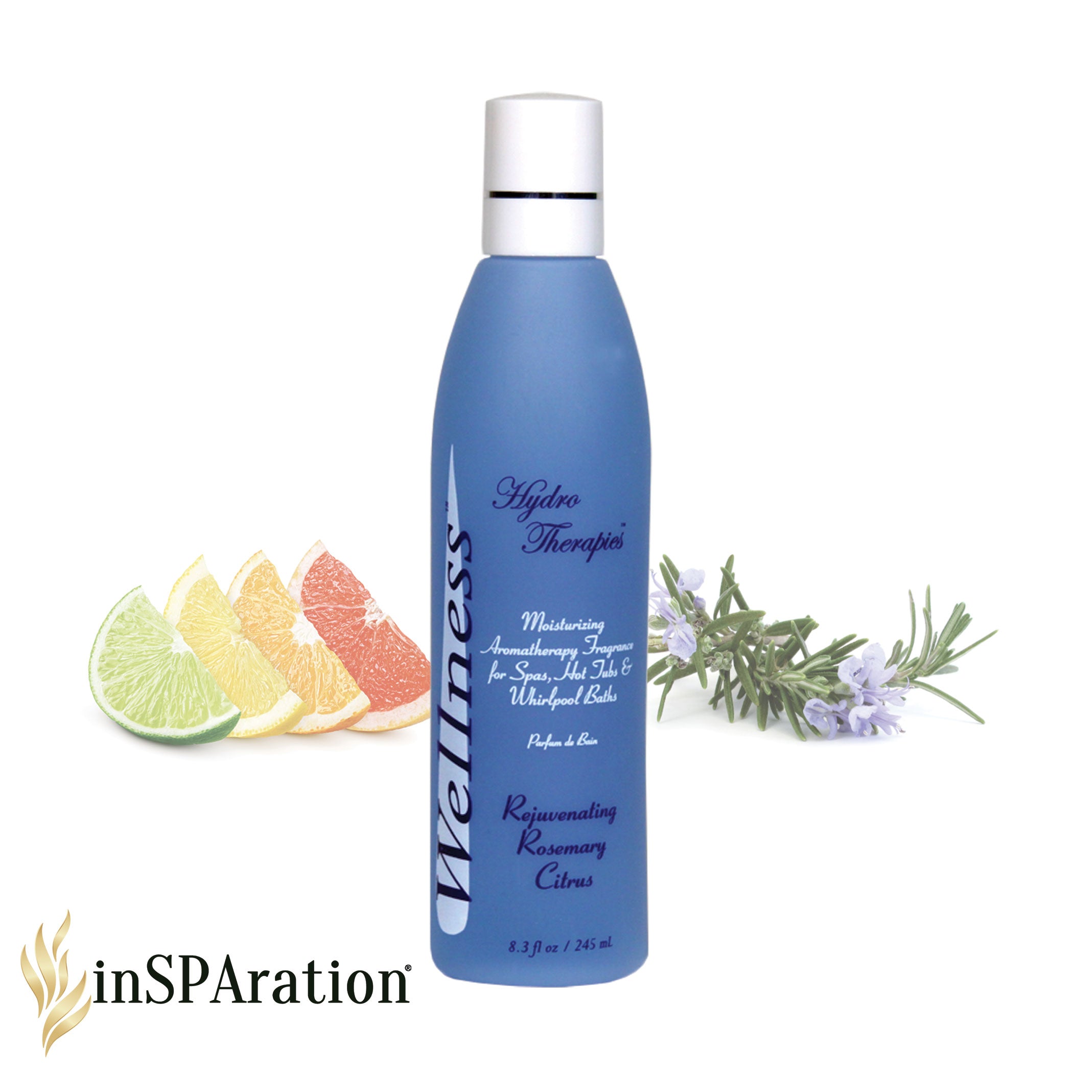 Rejuvenating Rosemary Citrus 8oz Liquid Aromatherapy – Hot Tub & Spa Aromatherapy, Hot Tub Fragrance Liquid, Spa Aromatherapy Scents