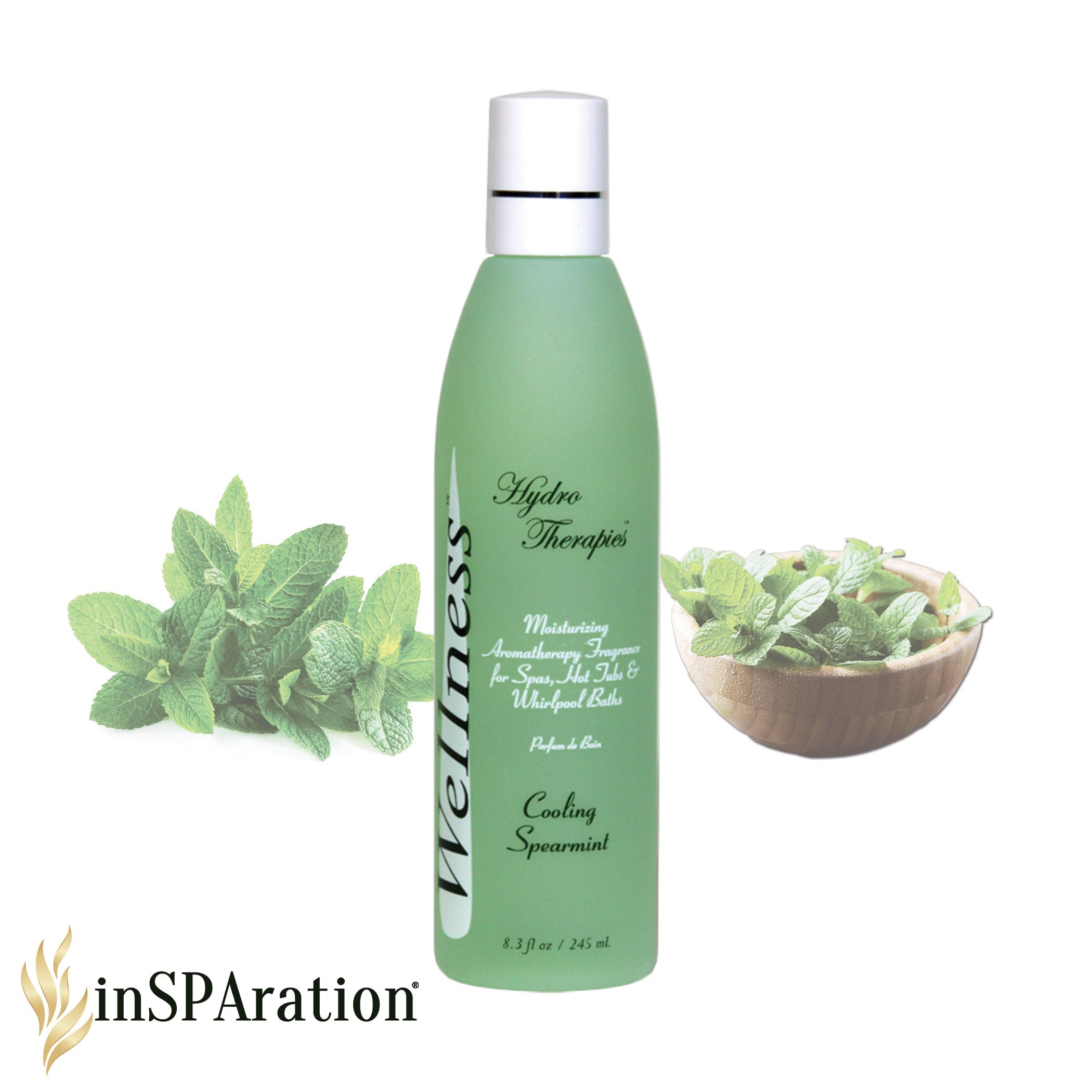 Cooling Spearmint Wellness 8oz – Spa Aromatherapy & Hot Tub Fragrance Liquid | inSPAration Aromatherapy