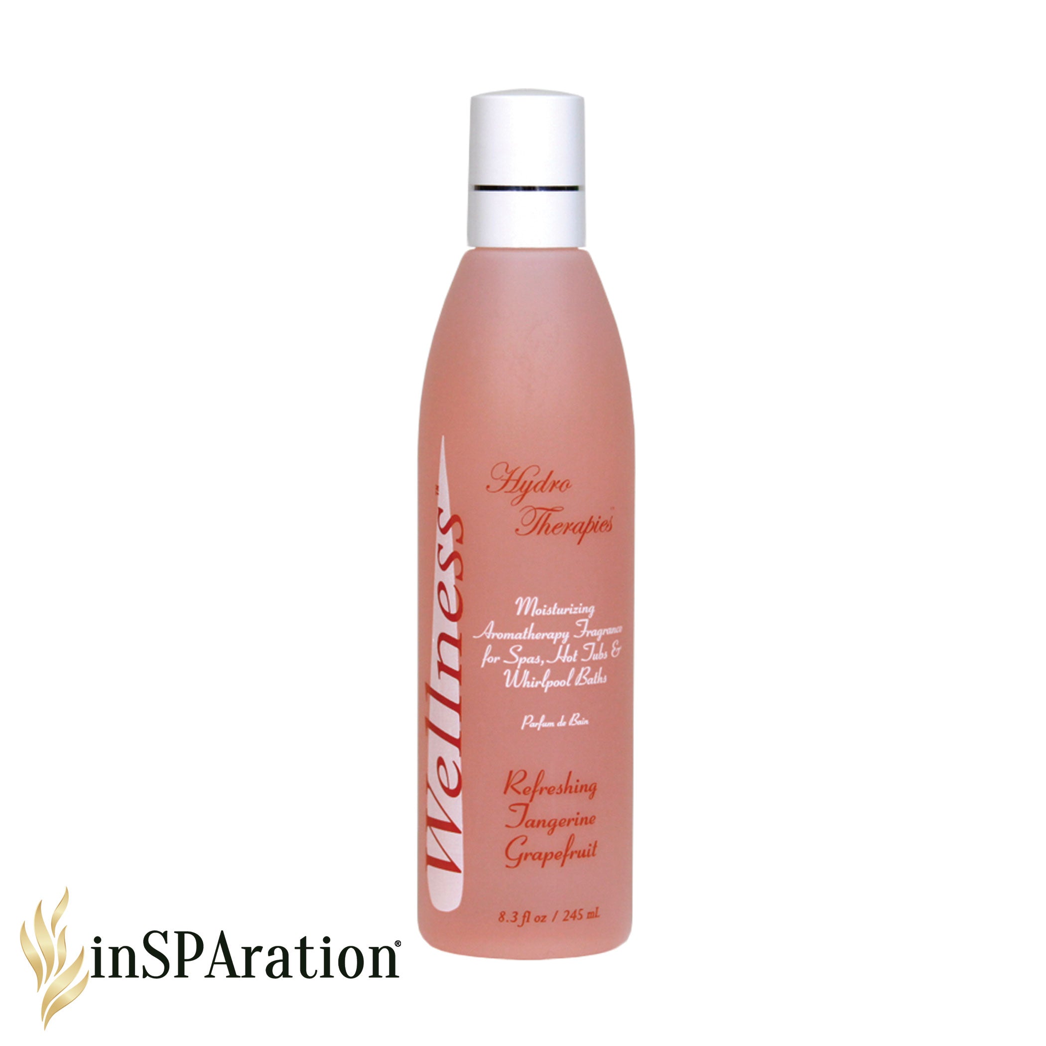 InSPAration Aromatherapy Tangerine Grapefruit Wellness 8oz | Hot Tub Aromatherapy Fragrance, Spa Scents & Relaxing Pool Water Moisturizer