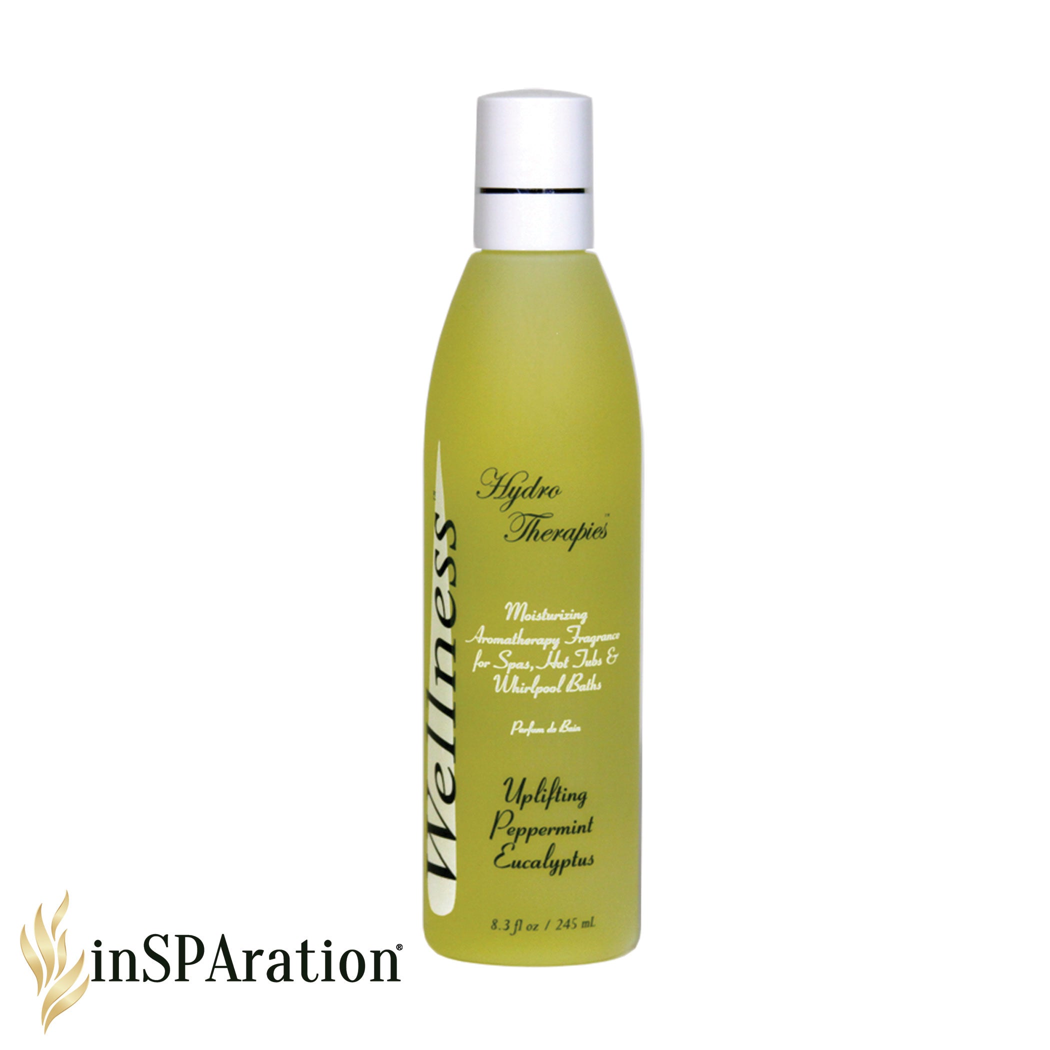 Uplifting Peppermint Eucalyptus Hot Tub Aromatherapy – inSPAration Wellness Spa Fragrance 8oz | Best Aromatherapy for Hot Tubs & Spas