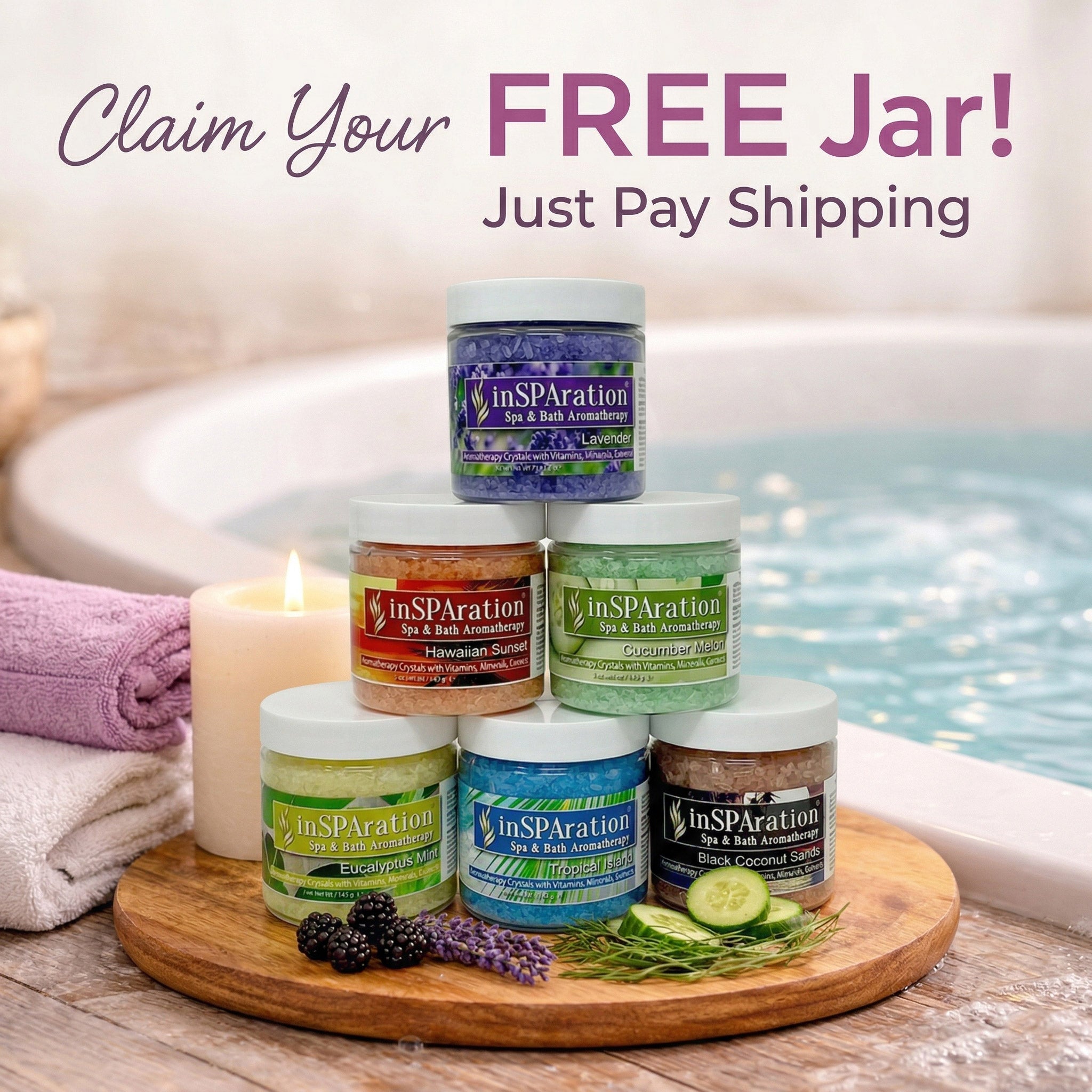Aromatherapy Crystals/ Bath Salts - 5oz