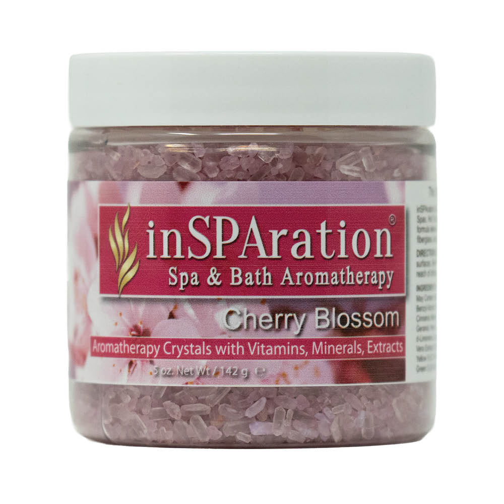 Cherry Blossom - inSPAration Rx Crystals – Epsom Salt for Hot Tub, Muscle Relaxing & Stress Relief Bath Salts, Spa Crystals for Hot Tubs