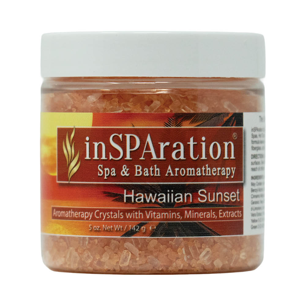 Hawaiian Sunset - inSPAration Rx Crystals – Epsom Salt for Hot Tub, Muscle Relaxing & Stress Relief Bath Salts, Spa Crystals for Hot Tubs