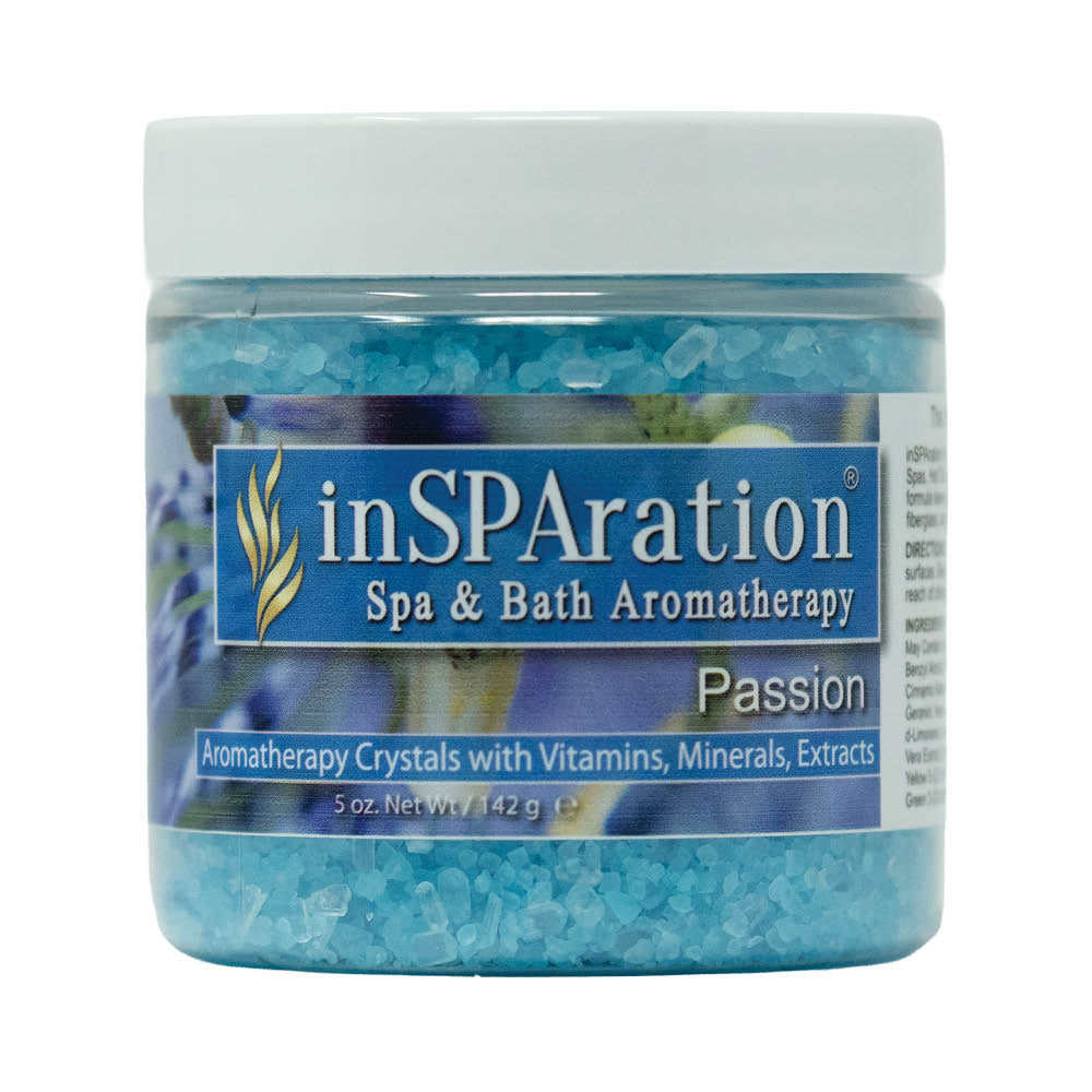 Passion - inSPAration Rx Crystals – Epsom Salt for Hot Tub, Muscle Relaxing & Stress Relief Bath Salts, Spa Crystals for Hot Tubs