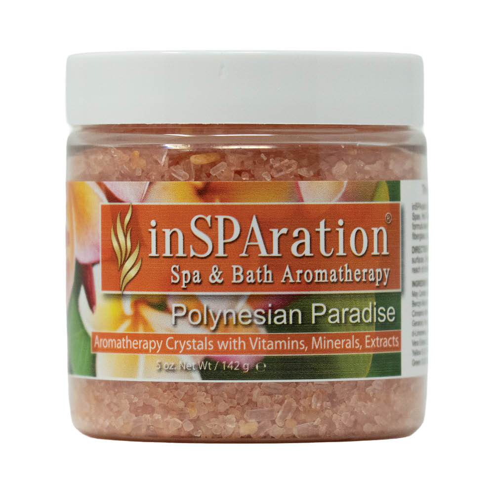 Polynesian Paradise - inSPAration Rx Crystals – Epsom Salt for Hot Tub, Muscle Relaxing & Stress Relief Bath Salts, Spa Crystals for Hot Tubs
