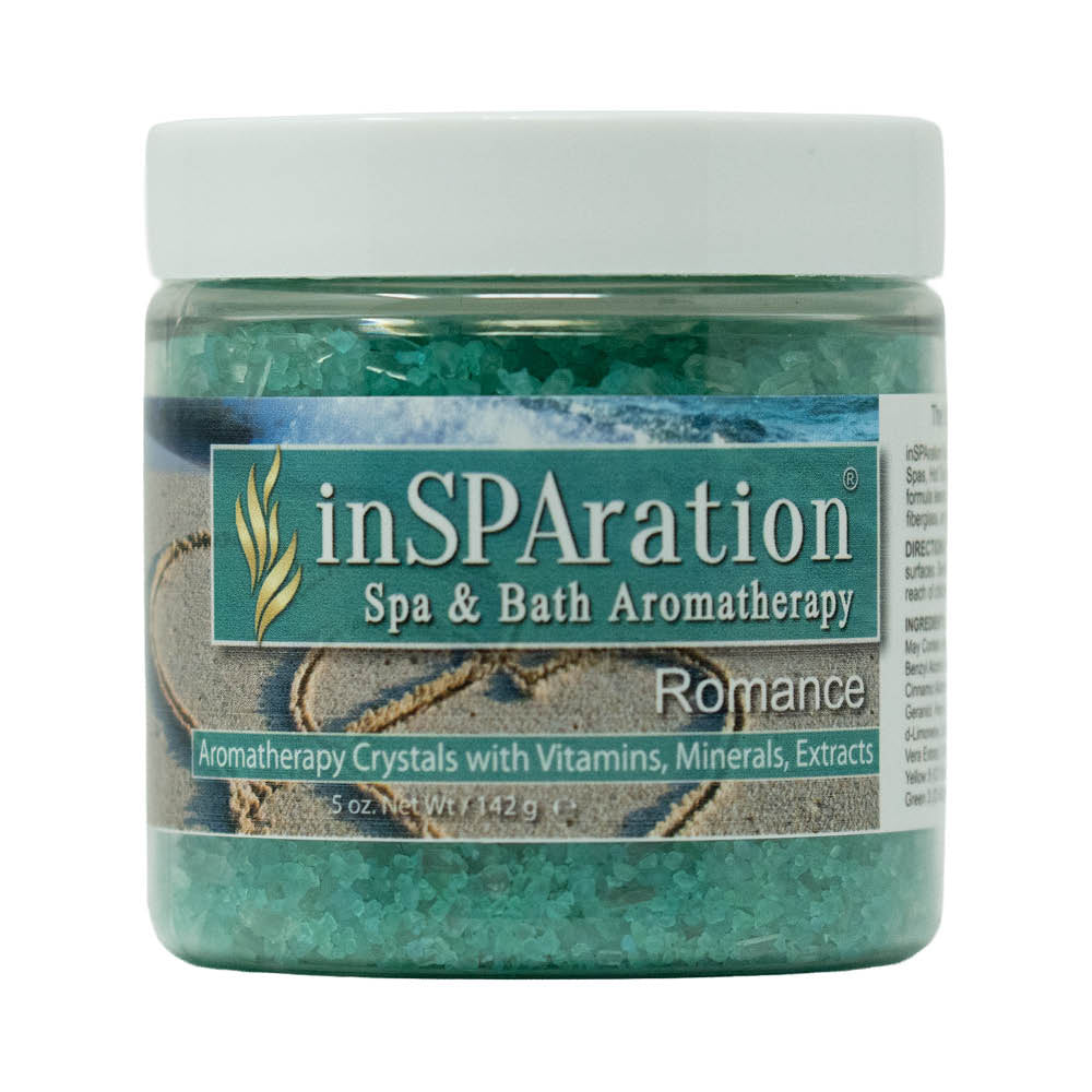 Romance - inSPAration Rx Crystals – Epsom Salt for Hot Tub, Muscle Relaxing & Stress Relief Bath Salts, Spa Crystals for Hot Tubs