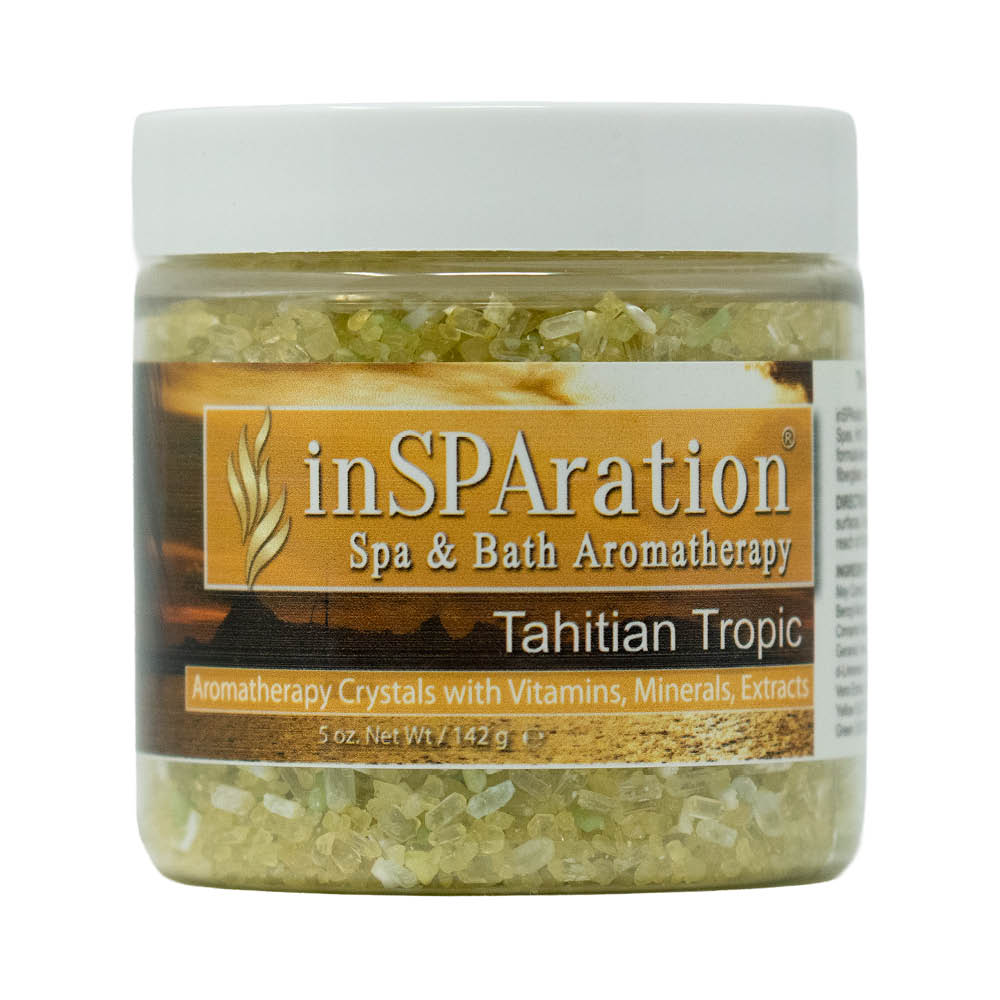Tahitian Tropic - inSPAration Rx Crystals – Epsom Salt for Hot Tub, Muscle Relaxing & Stress Relief Bath Salts, Spa Crystals for Hot Tubs