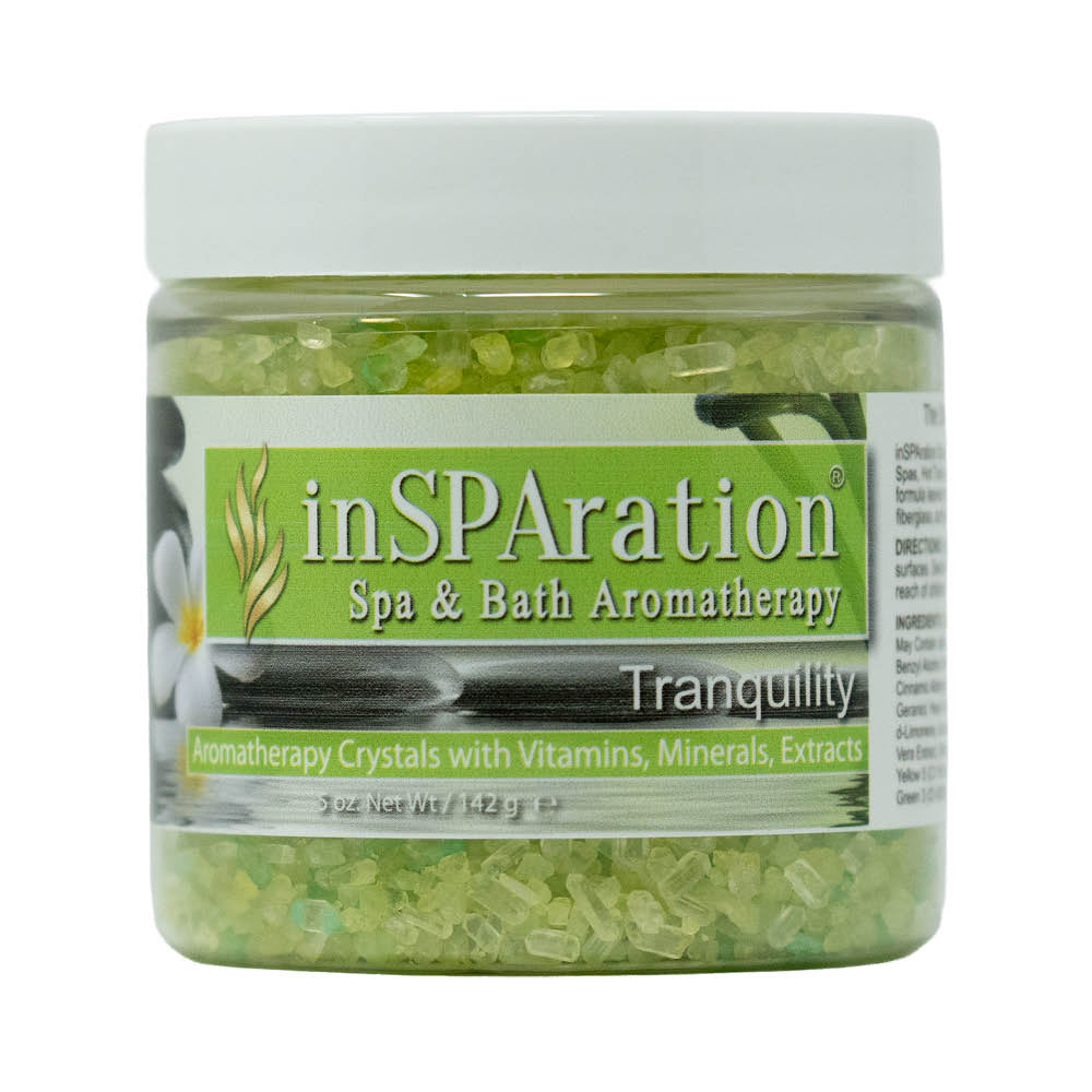 Tranquility - inSPAration Rx Crystals – Epsom Salt for Hot Tub, Muscle Relaxing & Stress Relief Bath Salts, Spa Crystals for Hot Tubs