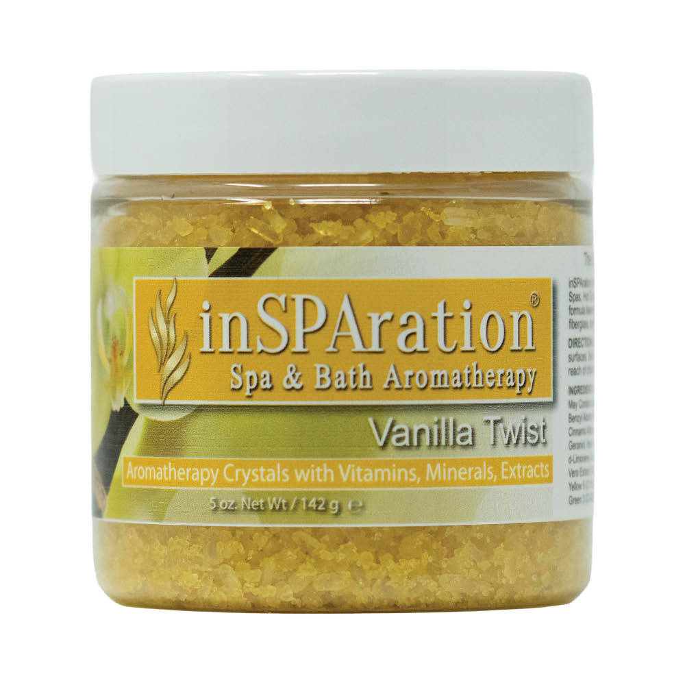 Vanilla Twist - inSPAration Rx Crystals – Epsom Salt for Hot Tub, Muscle Relaxing & Stress Relief Bath Salts, Spa Crystals for Hot Tubs