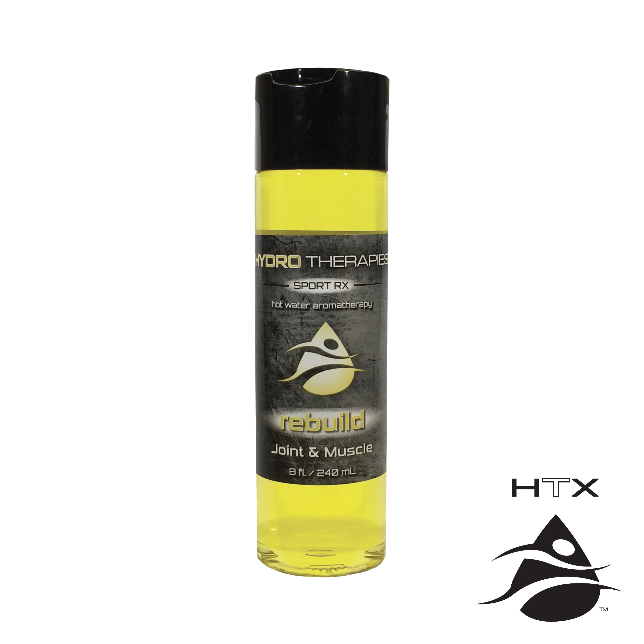 Rebuild 8oz – HydroTherapies Sport Rx Liquids | Epsom Salt Aromatherapy for Hot Tubs