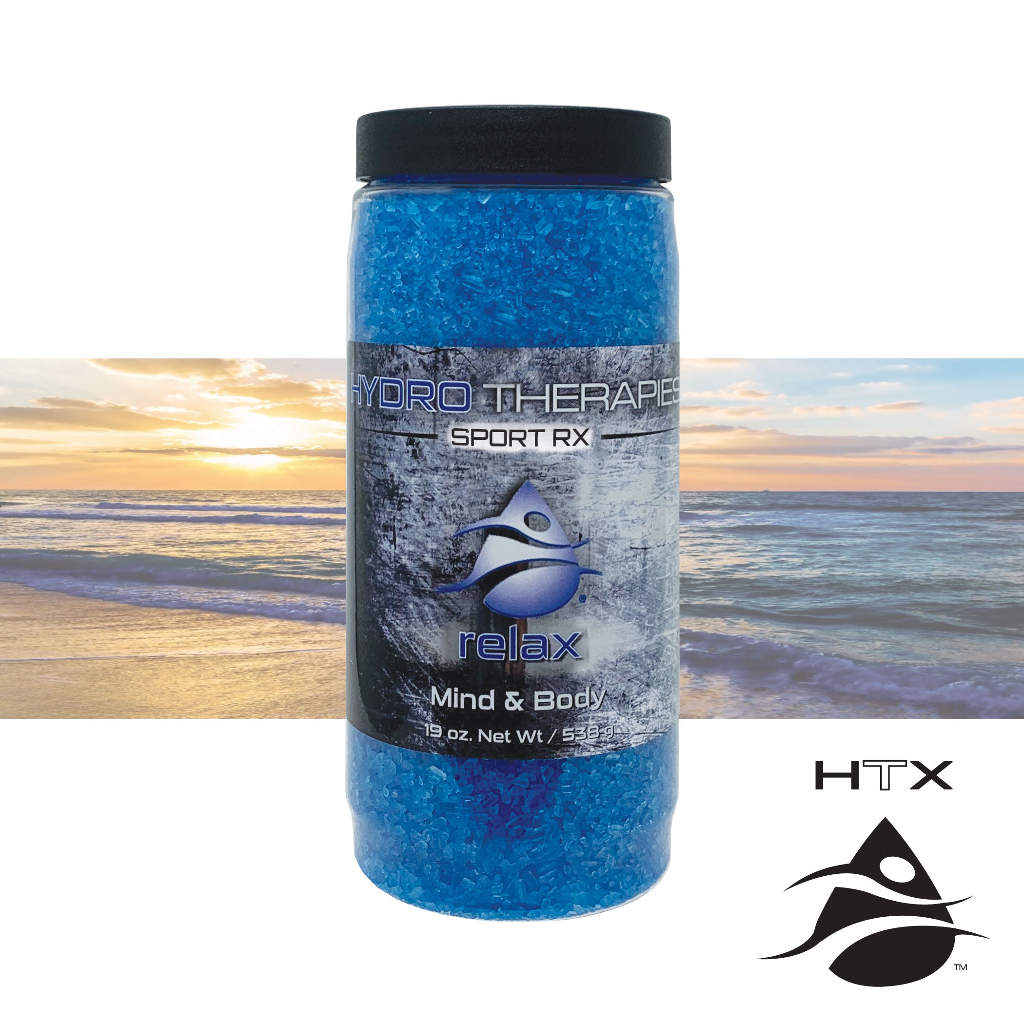 Relax Bath Salts 19oz – Stress Relief & Muscle Relaxing Aromatherapy Crystals for Hot Tub